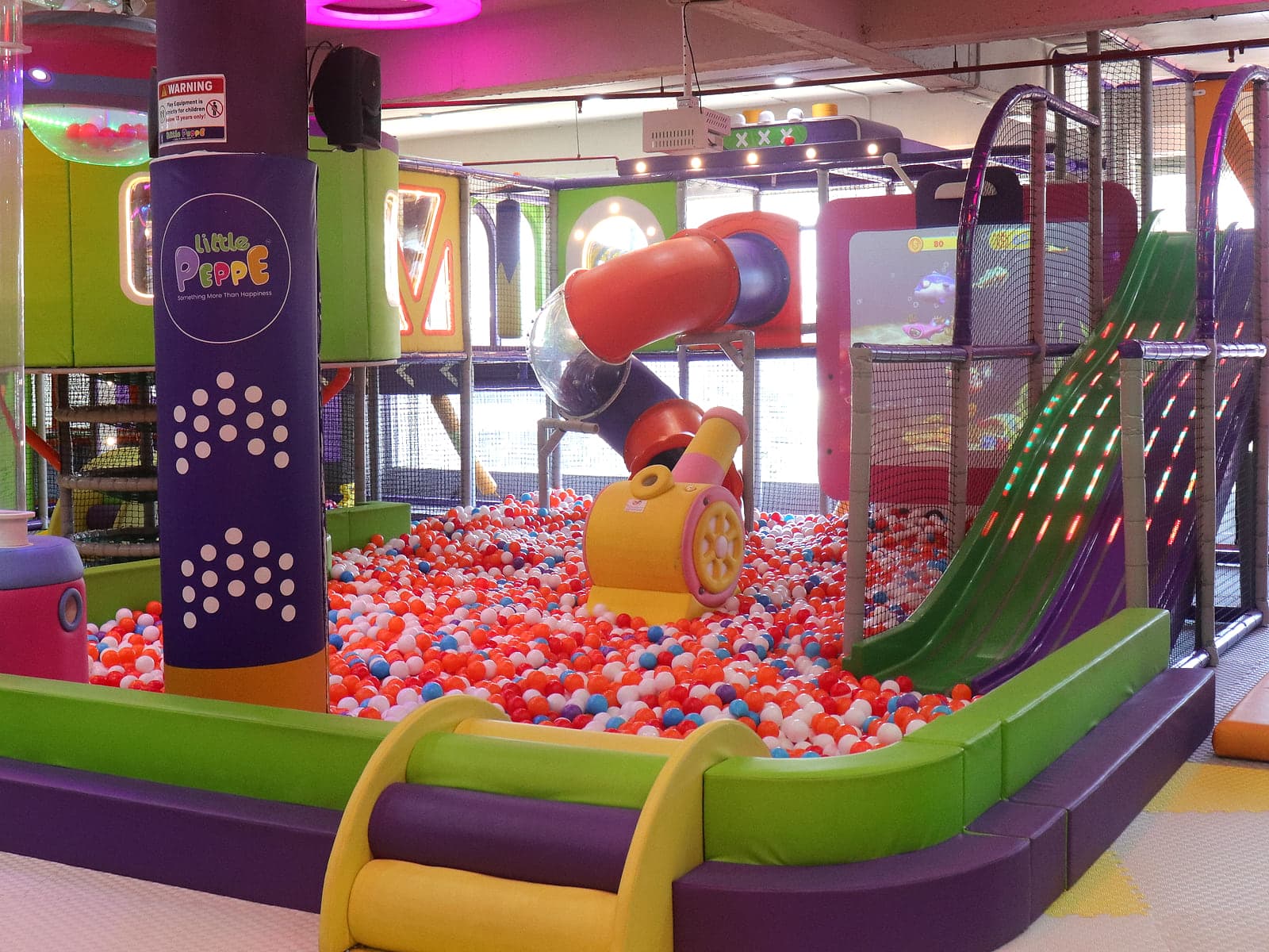 The Ball Pool Arena at Little Peppe indoor kids play zone, Aluva Kochi