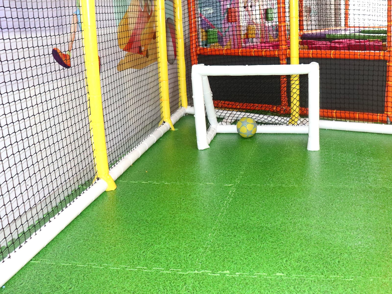 Mini Football Turf at Little Peppe indoor kids play zone, Aluva Kochi