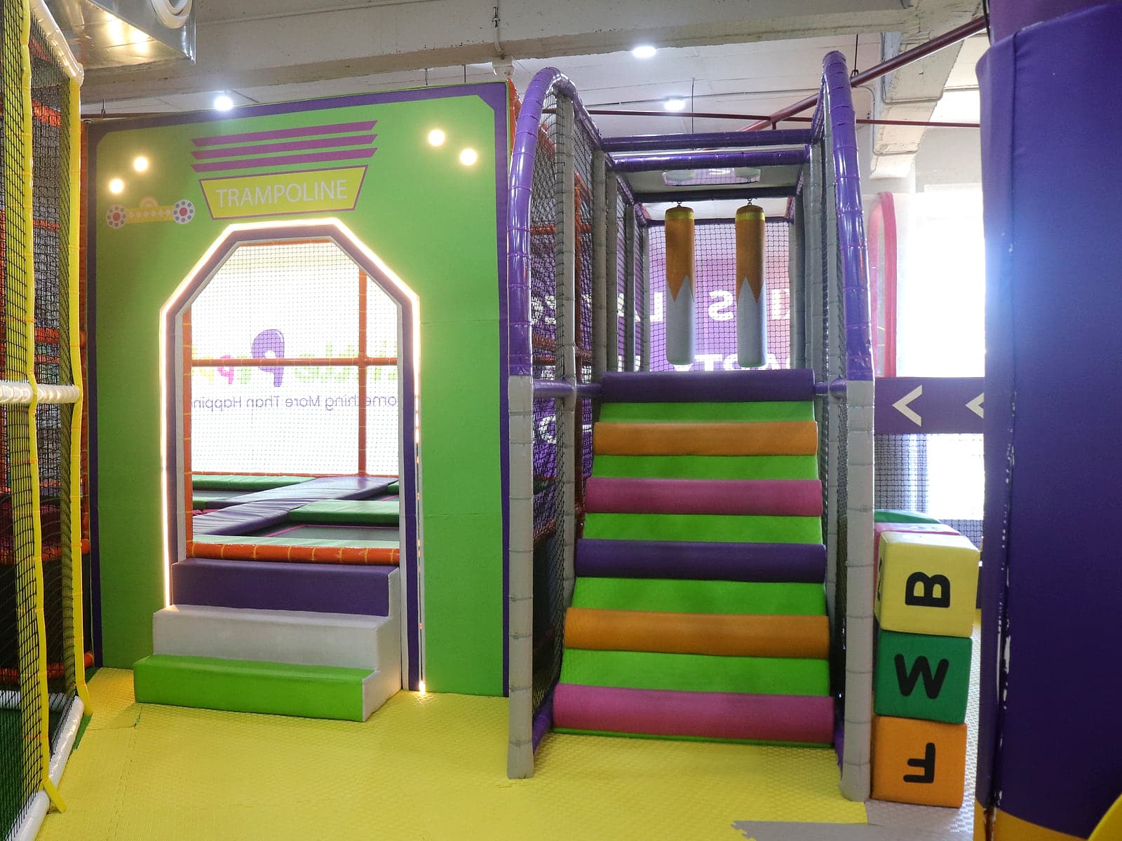 Junior Trampoline Bay at Little Peppe indoor kids play zone, Aluva Kochi