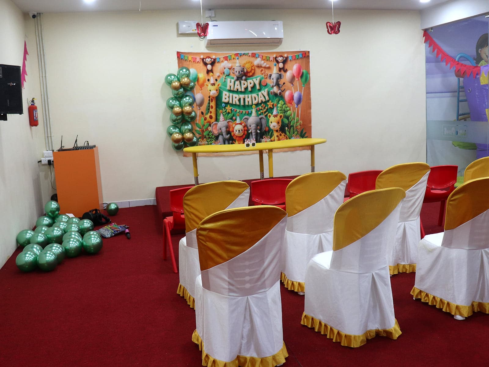 Decorated for a Party — Little Peppe indoor kids play zone and party venue in Aluva, Kochi