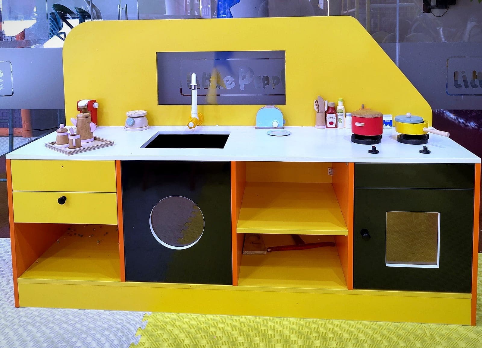 The Role-Play Kitchen at Little Peppe indoor kids play zone, Aluva Kochi