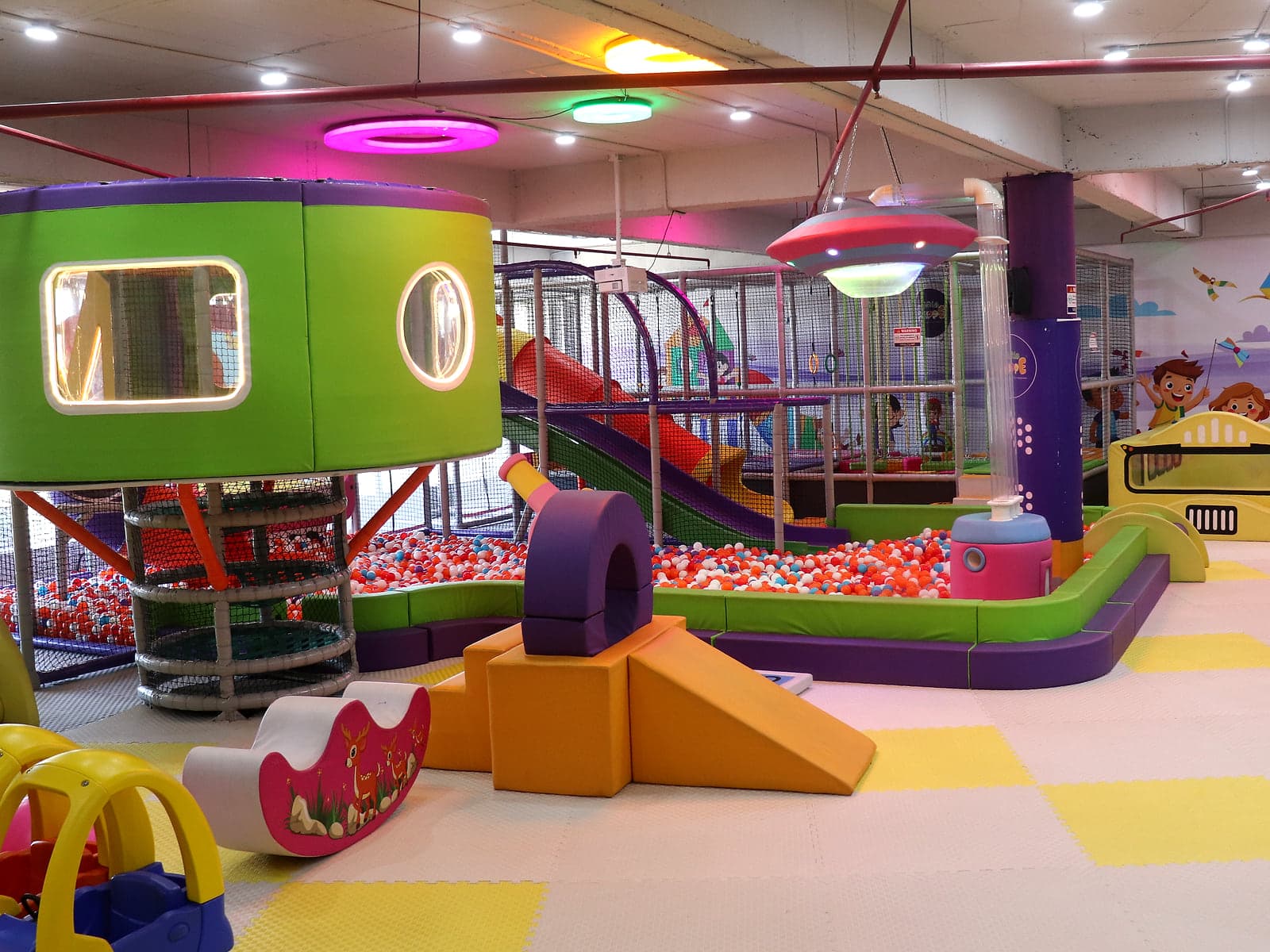 Sky Pod & Soft Play Maze at Little Peppe indoor kids play zone, Aluva Kochi