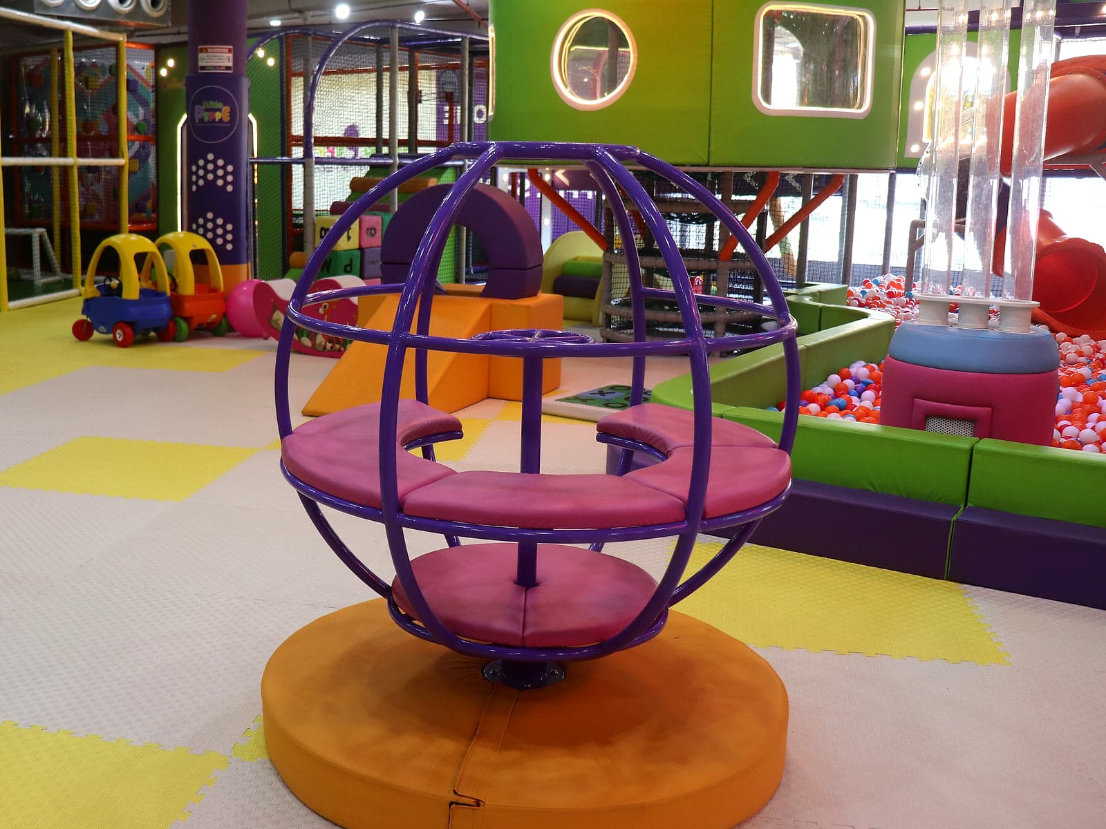 The Merry-Go-Sphere at Little Peppe indoor kids play zone, Aluva Kochi
